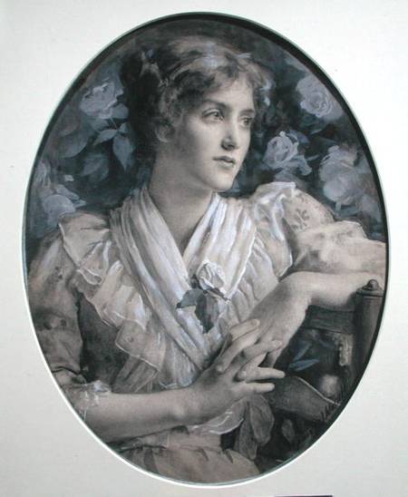 Portrait of a Lady od Harold Copping