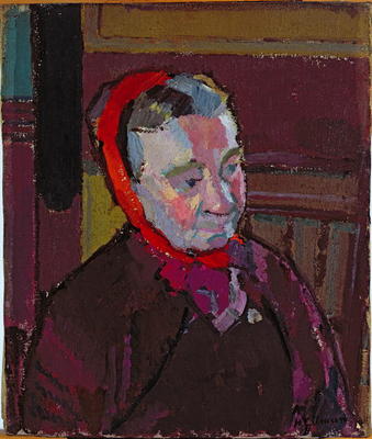 Portrait of Mrs Mounter, 1916-17 (oil on canvas) od Harold Gilman