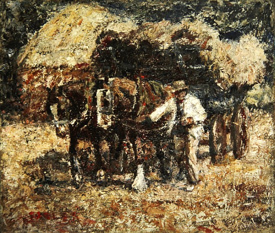 The Hay Wagon od Harry Fidler