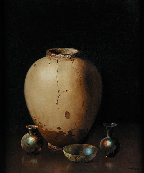 The Jar (oil on canvas)  od Harry Wilson Watrous