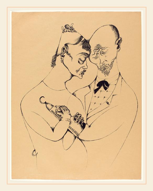Das Ehepaar (The Married Couple) od Heinrich Hoerle