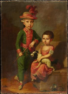 Double Portrait of Johann Georg von Holzhausen (1771-1846) and His Sister Henriette (1773-1834)