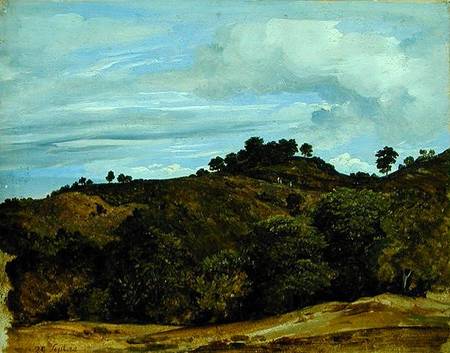 Landscape near Olevano od Heinrich Reinhold