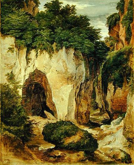 Rocks at Sorrento od Heinrich Reinhold