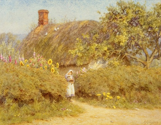 A Surrey cottage od Helen Allingham