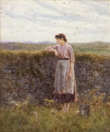 The Young Milkmaid od Helen Allingham