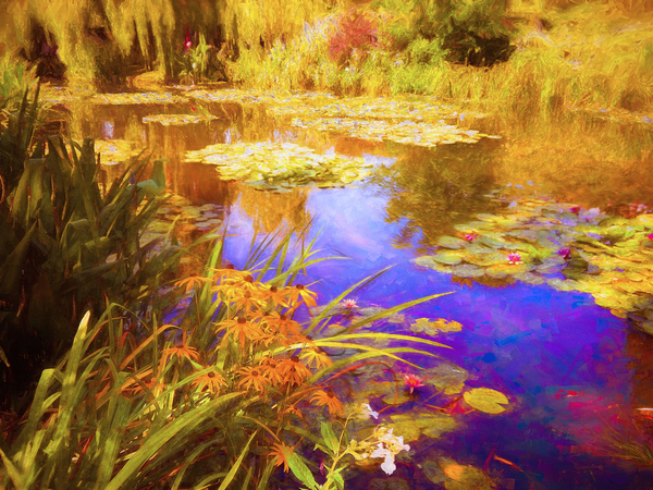 Giverny Waterlilies od Helen White