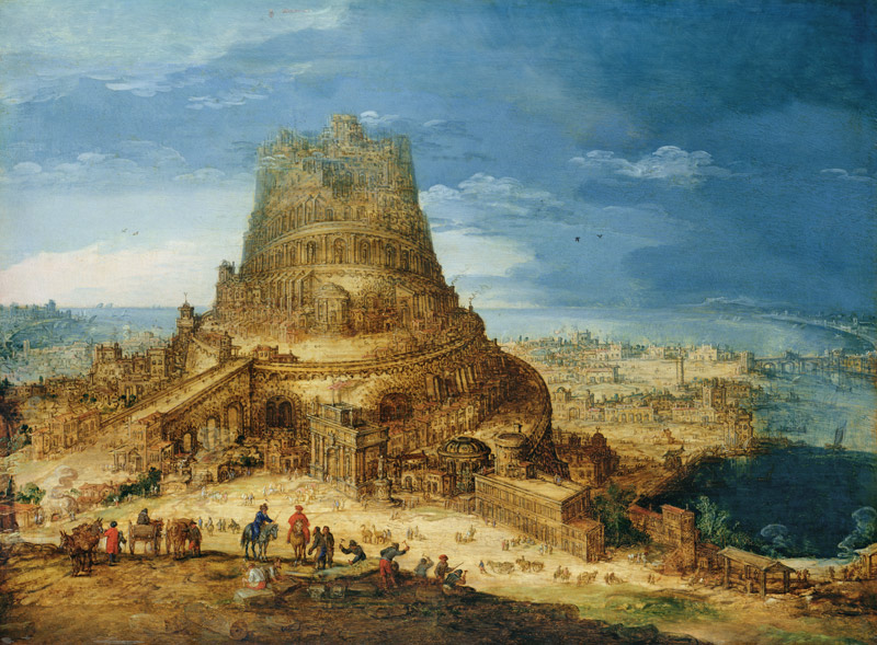 The Building of the Tower of Babel od Hendrick van Cleve