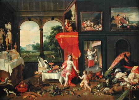 Allegory of Taste od Hendrik van Kessel