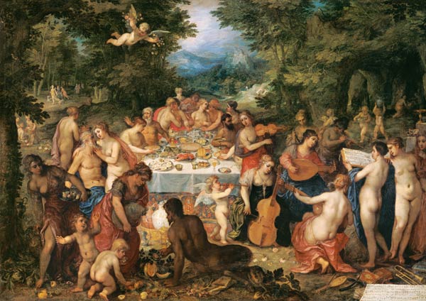 The Banquet of the Gods od Hendrik van the Elder Balen