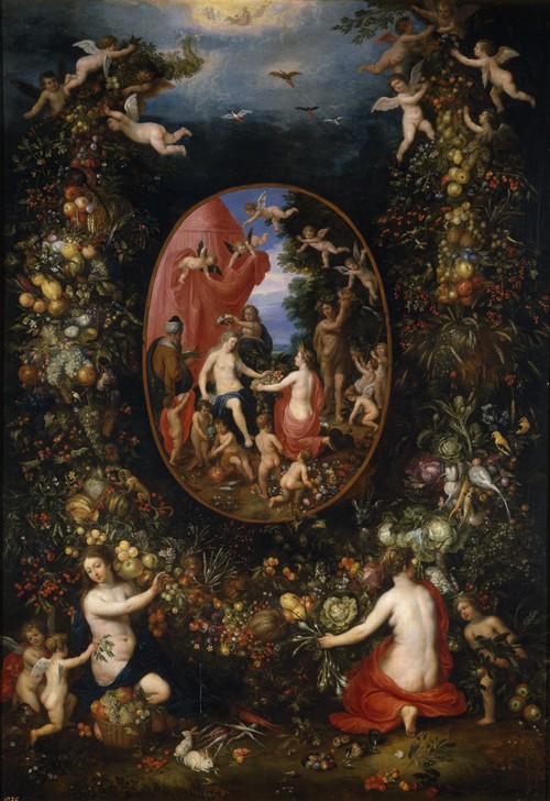 Cybele and Seasons od Hendrik van the Elder Balen
