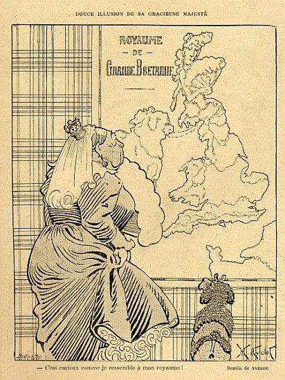 Cartoon of Queen Victoria, from ''Le Rire'', 22nd April 1899 od Henri Avelot