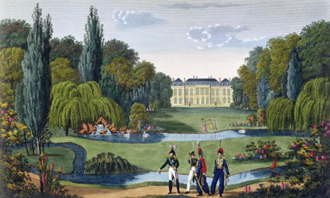 The Elysee Bourbon, c.1815-20 (colour engraving) od Henri Courvoisier-Voisin