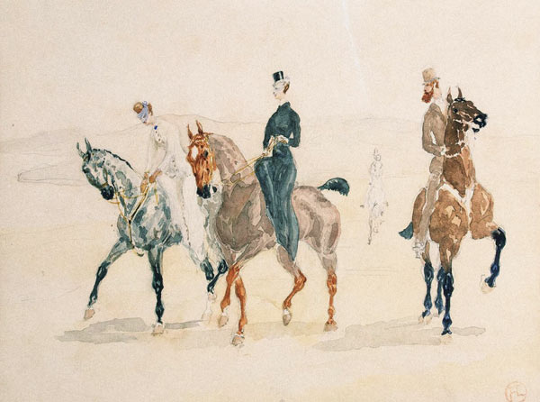 Riders od Henri de Toulouse-Lautrec