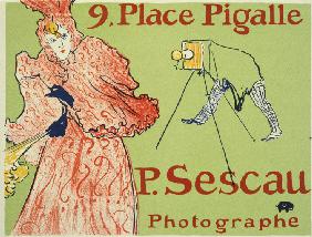 9, Place Pigalle, P. Sescau Photographe (Poster)