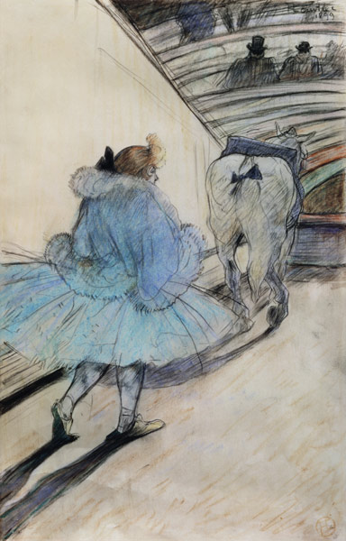 At the Circus, Entering the Ring stel on od Henri de Toulouse-Lautrec