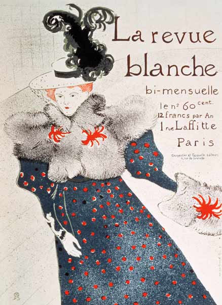 La revue Blanche od Henri de Toulouse-Lautrec