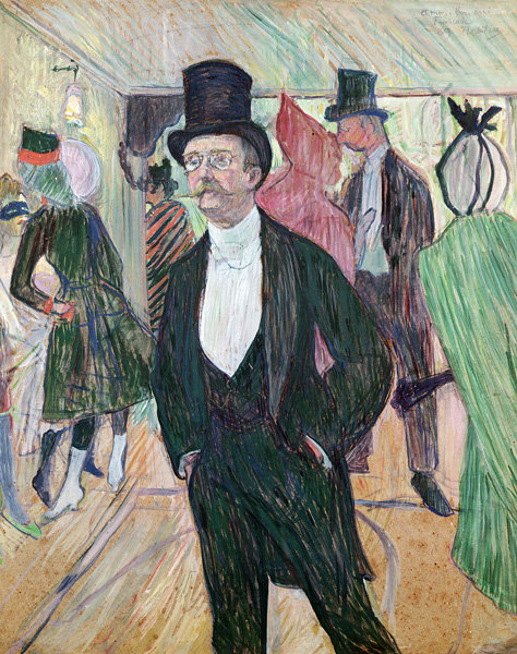 Monsieur Fourcade od Henri de Toulouse-Lautrec