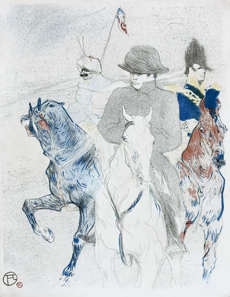 Napoleon Riding od Henri de Toulouse-Lautrec