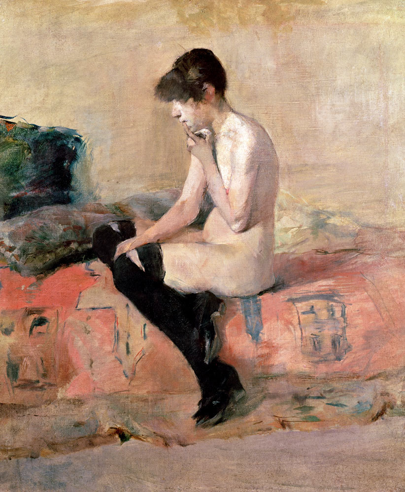 Nude Woman Seated on a Divan od Henri de Toulouse-Lautrec