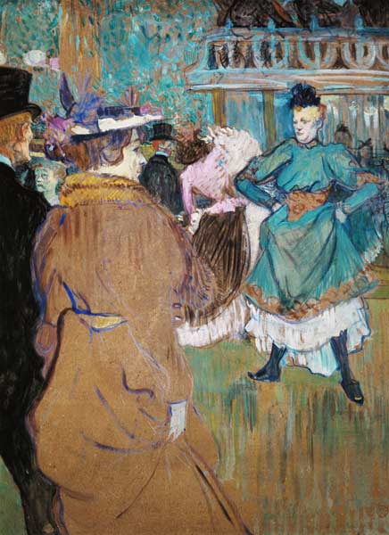 Quadrille in the Moulin rouge od Henri de Toulouse-Lautrec