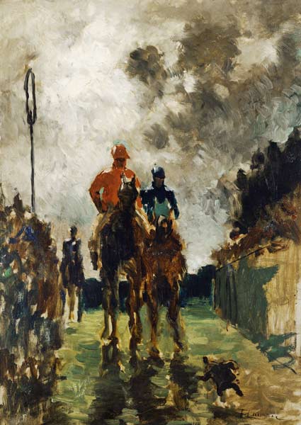 The Jockeys od Henri de Toulouse-Lautrec