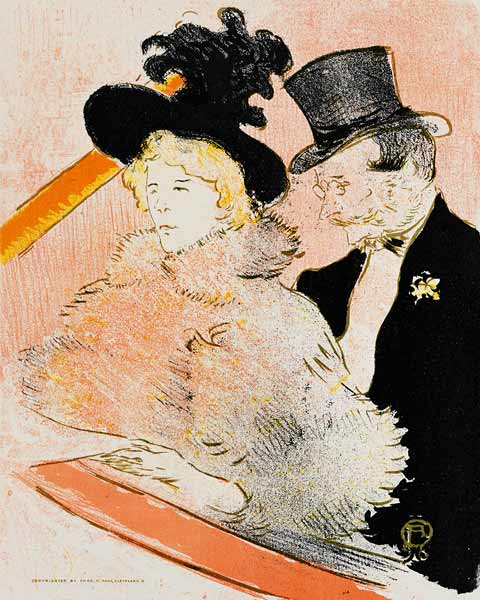 Au Concert od Henri de Toulouse-Lautrec