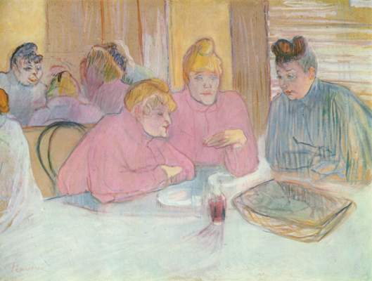 C flat lady od Henri de Toulouse-Lautrec