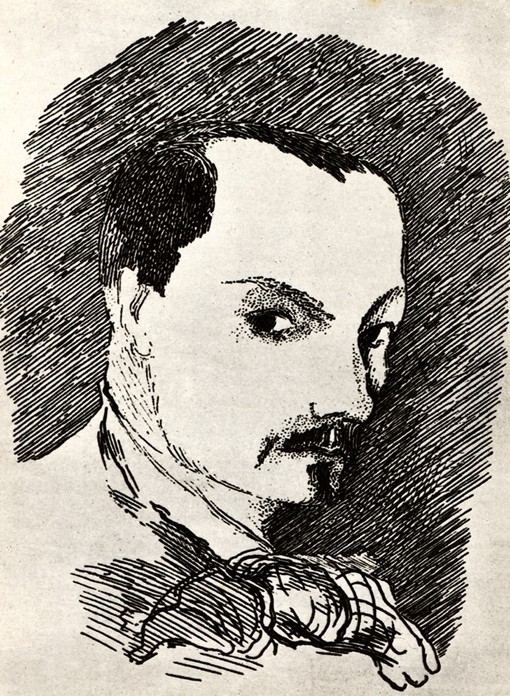 Charles Baudelaire (1821-1867) od Henri de Toulouse-Lautrec