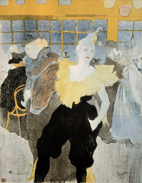 Clownesse Cha-u-kao od Henri de Toulouse-Lautrec