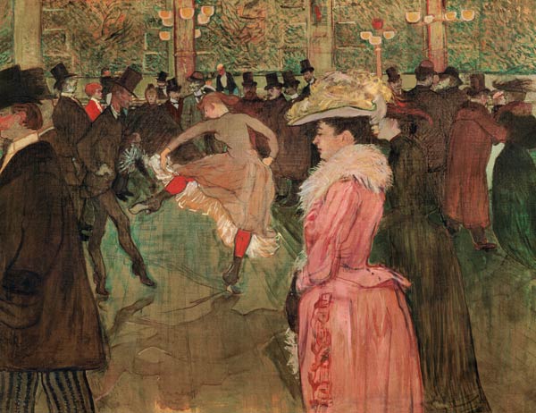 Dance in the Moulin Rouge od Henri de Toulouse-Lautrec