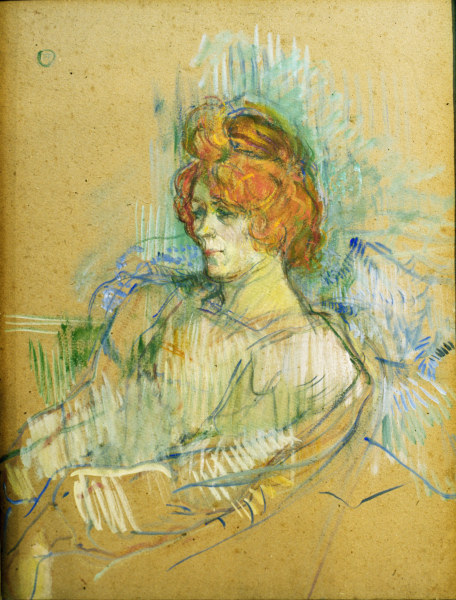 Woman in Armchair od Henri de Toulouse-Lautrec