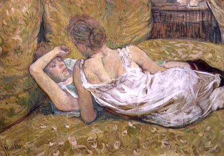 Two friends (pastel) od Henri de Toulouse-Lautrec