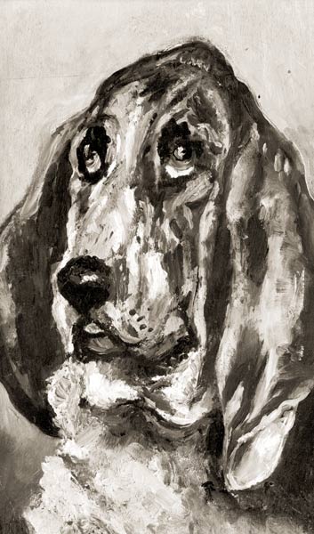 Head of a Dog Running od Henri de Toulouse-Lautrec