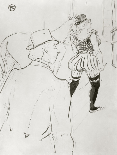 Behind the Scenes od Henri de Toulouse-Lautrec