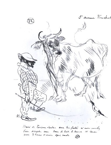 Invitation to a Cup of Milk od Henri de Toulouse-Lautrec