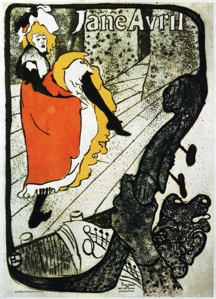 Jane Avril Poster od Henri de Toulouse-Lautrec