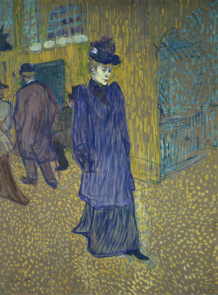 Jane Avril... od Henri de Toulouse-Lautrec