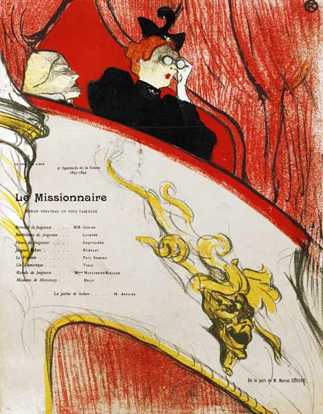 Le Missionaire (Poster) od Henri de Toulouse-Lautrec