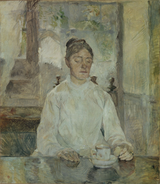 Mother at breakfast od Henri de Toulouse-Lautrec