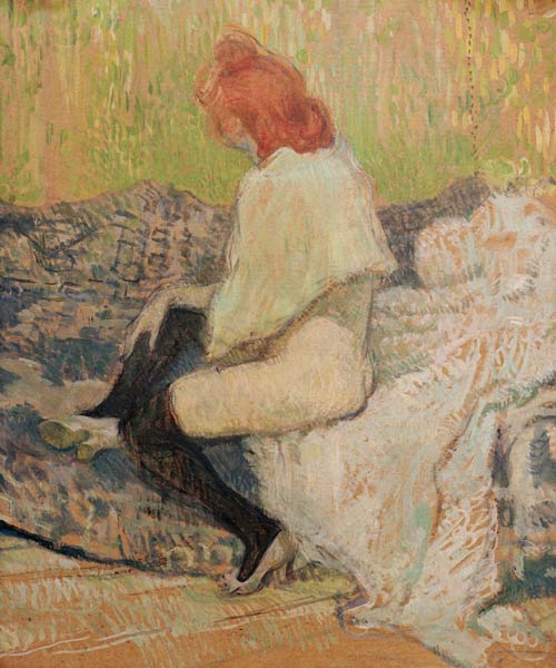 Red-haired woman od Henri de Toulouse-Lautrec