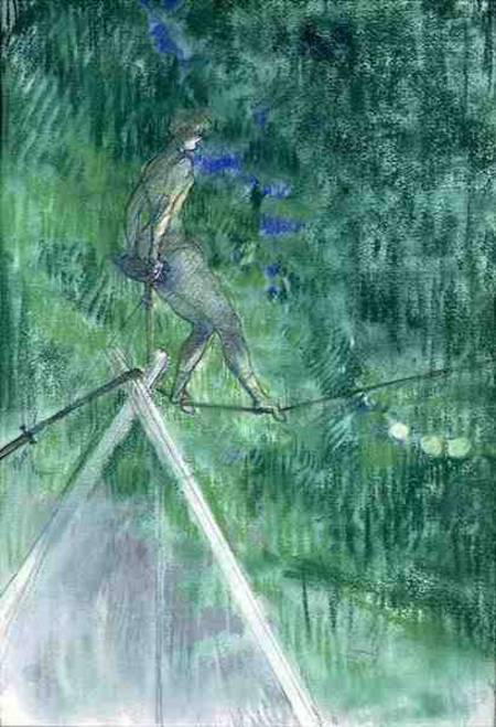 The Rope Dancer od Henri de Toulouse-Lautrec