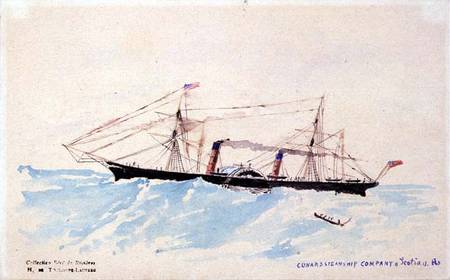 'Scotia', a Cunard steamship od Henri de Toulouse-Lautrec