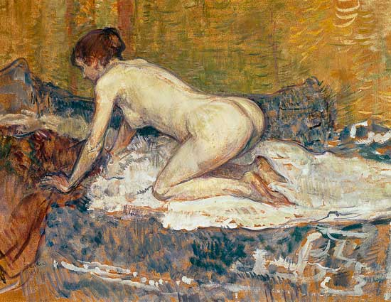 Red-Headed Nude Crouching od Henri de Toulouse-Lautrec