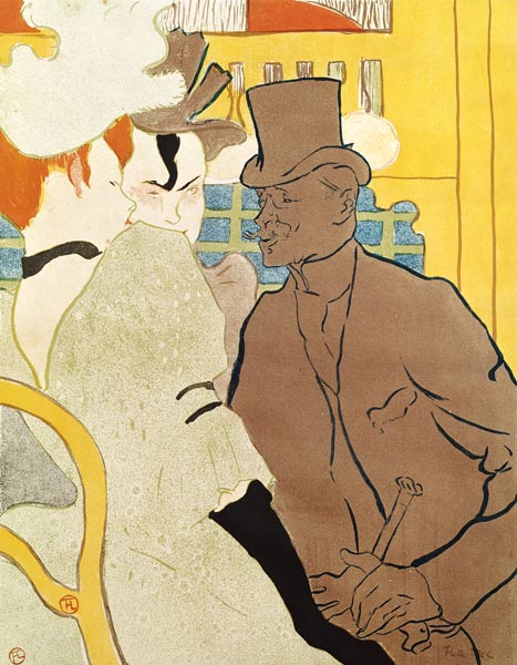 The Englishman at the Moulin Rouge od Henri de Toulouse-Lautrec