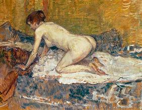 Red-Headed Nude Crouching