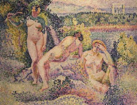 Three Nudes od Henri-Edmond Cross