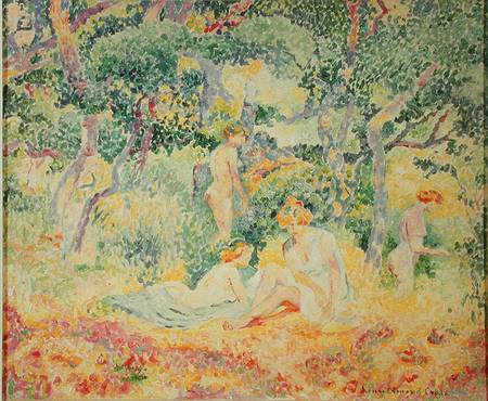 Nudes in a Wood od Henri-Edmond Cross