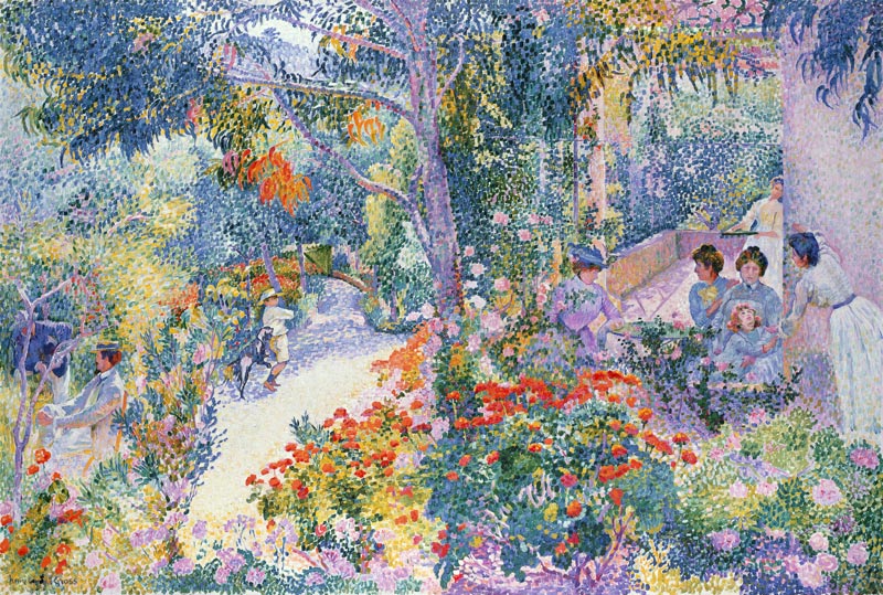 Afternoon in the Garden od Henri Edmond Cross