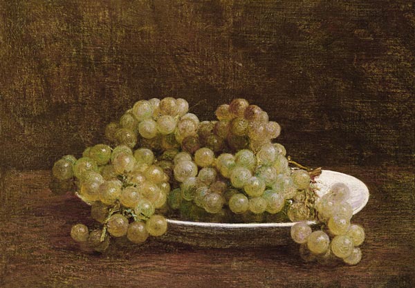 Still Life of Grapes od Henri Fantin-Latour